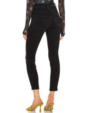 MOTHER high waisted looker ankle jeans 27 encounters at night stretch denim